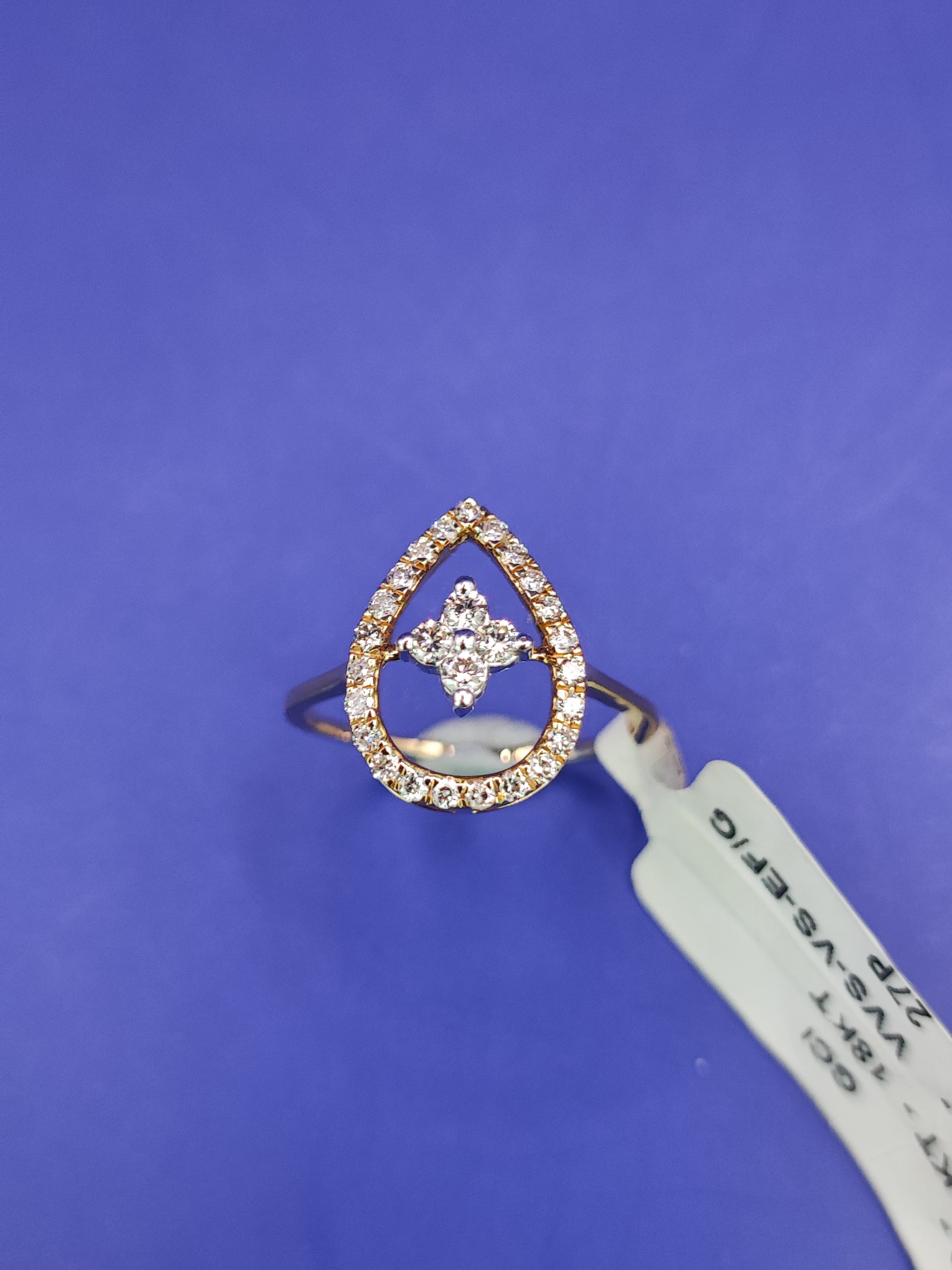 Radiant Reflection Diamond Ring